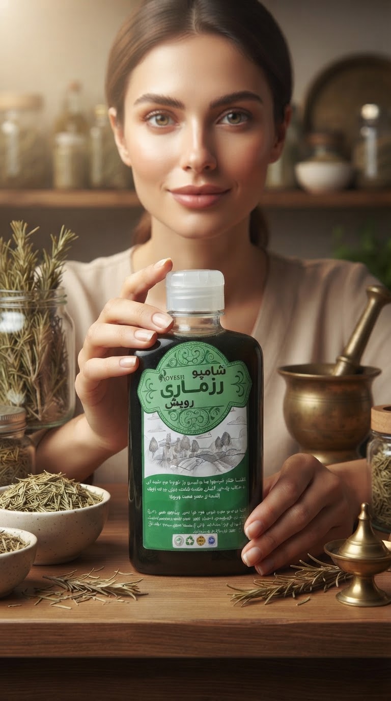 شامپو رزماری ضد ریزش و رشد مجدد مو